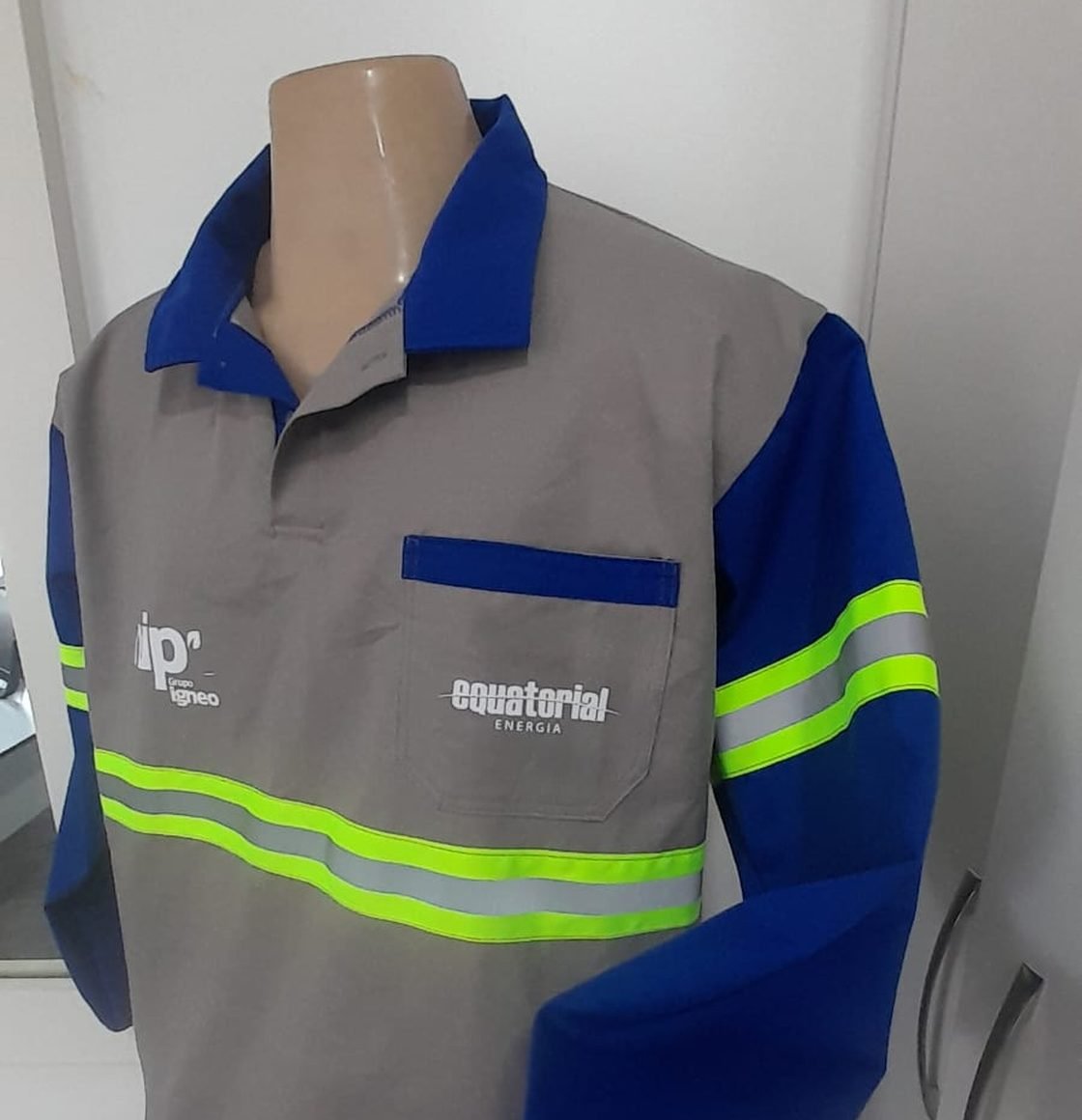 Uniforme industrial produzido pela Uniforte